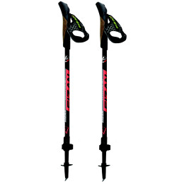 Trekkingstöcke Fizan Revolution Pro + Bag schwarz Black