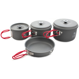 Geschirrset Zulu Grus grau