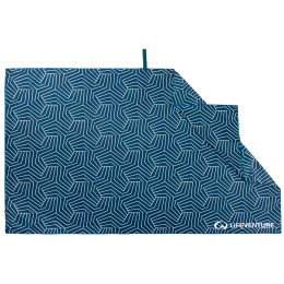 Schnelltrocknendes Handtuch LifeVenture Bedrucktes SoftFibre Trek-Handtuch blau GeometricNavy