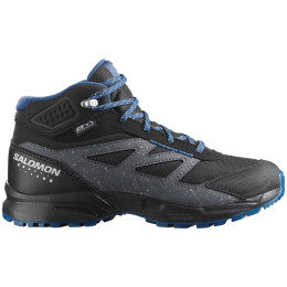 Kinderschuhe Salomon Outway Mid Climasalomon™ Waterproof schwarz/blau Black / Dark Blue / Turbulence