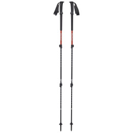 Trekkingstöcke Black Diamond Trail Back schwarz/rot Picante