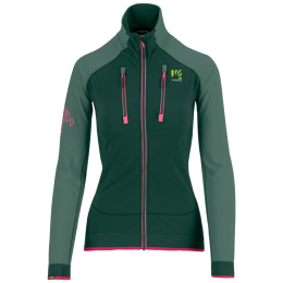 Damen Funktions-Sweatshirt Karpos Alagna Evo W Jacket hellgrün Jungle Green/Duck Green