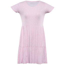 Damenkleid Alpine Pro Jedera rosa/weiß roseate spoonbill