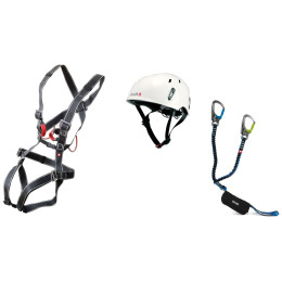 Klettersteigset Ocún Via Ferrata Bodyguard Pail Set weiß