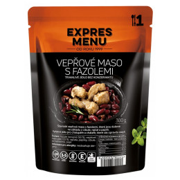 Fertigessen Expres menu Schweinefleisch mit Bohnen 300g