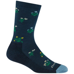Damensocken Darn Tough Wildflower Crew Lightweight With Cushion blau midnight