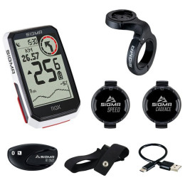 Fahrradcomputer Sigma Rox 4.0 SENSOR SET weiß