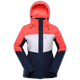 Damen-Winterjacke Alpine Pro Sardara 5 rosa/weiß