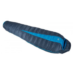 Daunenschlafsack Sir Joseph Paine 400 200 cm blau Navy/Turquoise