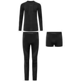 Herren-Funktionsset Viking Eiger Set schwarz black