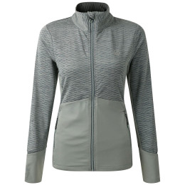 Damen Funktions-Sweatshirt Dare 2b Elation IV Core Stretch grau/grün Glacier Green/Element Grey