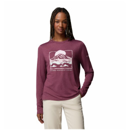 Damen-T-Shirt Columbia Parsons Point™ LS Graphic Tee