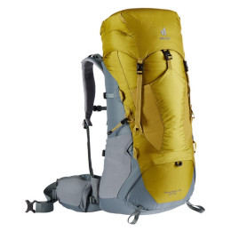 Rucksack Deuter Aircontact Lite 50+10 grau/gelb TourmericTeal