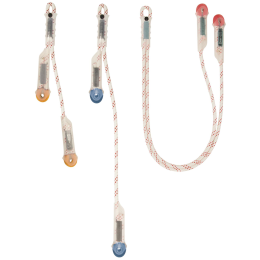 Positionierungssystem Singing Rock "V" 22 kN 25/65 cm weiß/blau