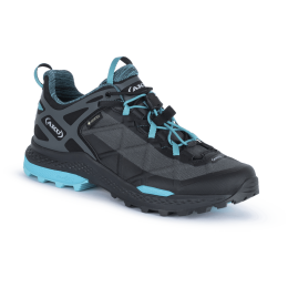 Damen Wanderschuhe Aku Rocket Dfs Gtx W'S schwarz/blau Black/Turquoise