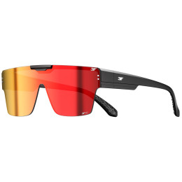 Sonnenbrille 3F Solid rot black/red