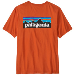 Herren-T-Shirt Patagonia P-6 Logo T-Shirt orange Coal Orange