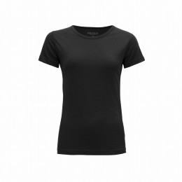 Damen-T-Shirt Devold Breeze Merino 150 T-Shirt Wmn schwarz black