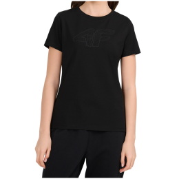 Damen-T-Shirt 4F Tshirt F3309 schwarz Deep Black