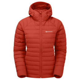 Damen Daunenjacke Montane Resolve Hoodie rot Saffron Red