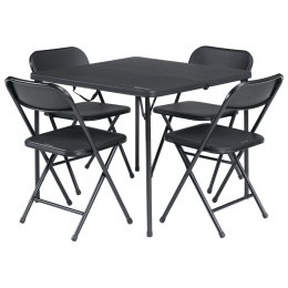 Campingset Tisch und Stühle Outwell Corda Picnic Table Set schwarz Black