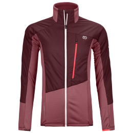 Damenjacke Ortovox W's Westalpen Hybrid Jacket rot Winetasting