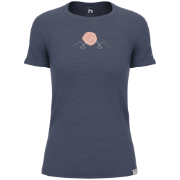 Damen-T-Shirt Hannah Selia II dunkelblau ombre blue