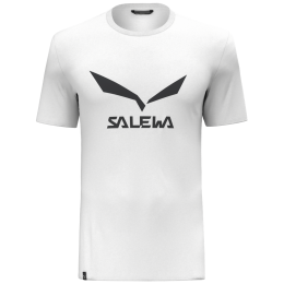 Herren-T-Shirt Salewa Solidlogo Dri-Rel M S/S Tee weiß 0010 - white