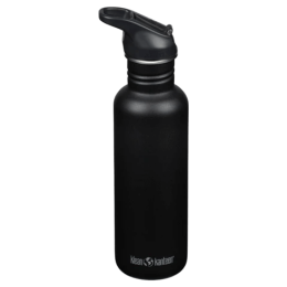Edelstahlflasche Klean Kanteen Classic 27oz (w/Flip Seal Sport) schwarz Black
