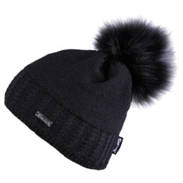 Damenmütze Sherpa Amber schwarz Black