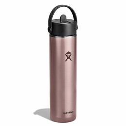 Thermokanne Hydro Flask 24 Oz Lightweight Wide Flex Straw Cap rosa QUARTZ