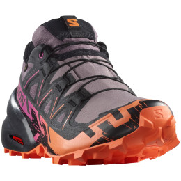 Damenschuhe Salomon Speedcross 6 Gore-Tex grau/orange Moonscape / Black / Bird Of Paradise