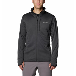 Herren-Sweatshirt Columbia Park View™ Fleece Full Zip schwarz Black Heather