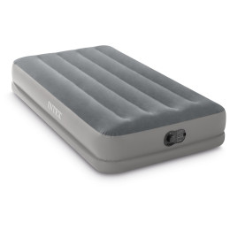 Aufblasbare Matratze Intex Twin Dura-Beam Prestige Mid-Rise USB Pump grau grey