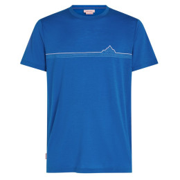 Herren-T-Shirt Icebreaker Men Merino 150 Tech Lite SS Tee Range Stripes