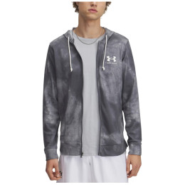 Herren-Sweatshirt Under Armour Rival Terry AOP FZ Q1 grau Castlerock / / Onyx White