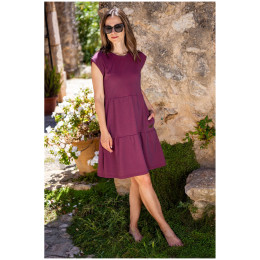 Damenkleid Drexiss Sofie Pike Wine weinfarbe