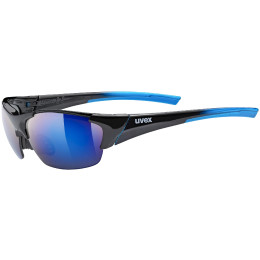 Sonnenbrille Uvex Blaze III schwarz/blau Black Blue/Mirror Blue (2416)