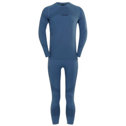 Herren-Thermounterwäsche Fundango Seamless Baselayer Set dunkelblau patriot blue