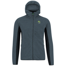 Herren-Sweatshirt Karpos Rocchetta Hoodie Fleece grau Dark Slate/Black