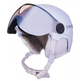 Damen Skihelm Blizzard W2W Double Visor ski helmet weiß/grau white matt, smoke lens, mirror