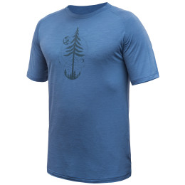 Herren-Funktionsshirt Sensor Merino Air Earth blau riviera blue