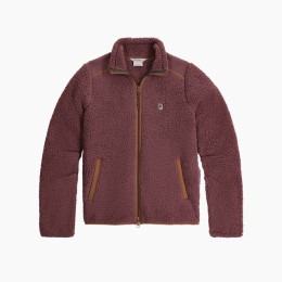 Damen-Sweatshirt Royal Robins W Palisades Jacket weinfarbe Huckleberry