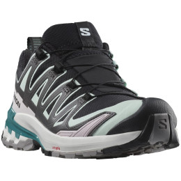 Damen Wanderschuhe Salomon Xa Pro 3D V9 Gore-Tex schwarz/grau Black / Bleached Aqua / Harbor Blue