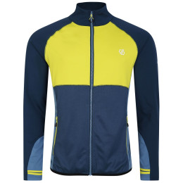 Herren-Sweatshirt Dare 2b Substratum II Cr Str blau/gelb Neon Spring/Moonlight Denim