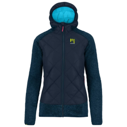 Damen-Winterjacke Karpos Marmarole W Jacket schwarz/blau Vulcan/Midnight