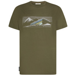 Herren-T-Shirt Icebreaker M Merino 150 Tech Lite SS Tee Highland grün LODEN