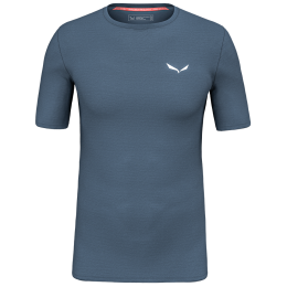 Herren-Funktionsshirt Salewa CRISTALLO WARM AMR M T-SRT. dunkelblau/weiß Dark Denim