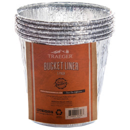 Erweiterung für Grill Traeger BUCKET LINER 5 PACK silber