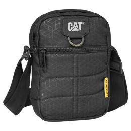 Umhängetasche Caterpillar Millennial Classic Rodney schwarz Black Heat Embossed
